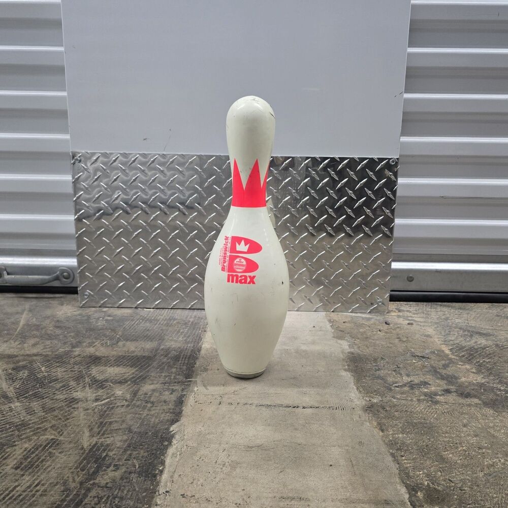 Brunswick Max Glow SINGLE Used Bowling Pin USBC Surlyn Plastic Coated USA Craft